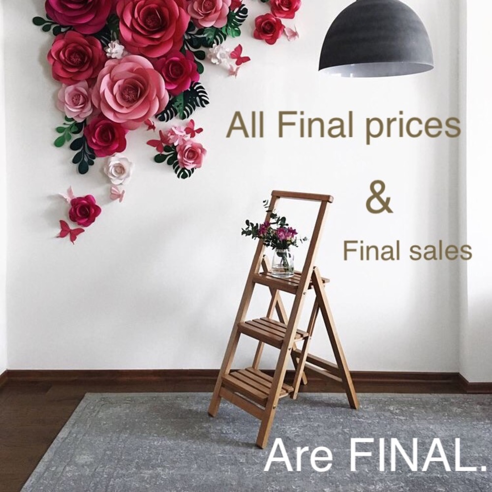 Final price and Final sale